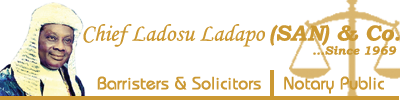 Chief Ladosu Ladapo  (SAN) & Co. Logo